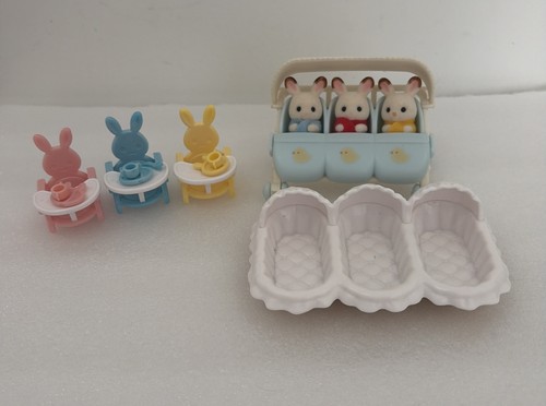 Sylvanian families triplet - families,