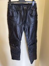 Frank Thomas Cafe Racer Leather Motorcycle Trousers 32s