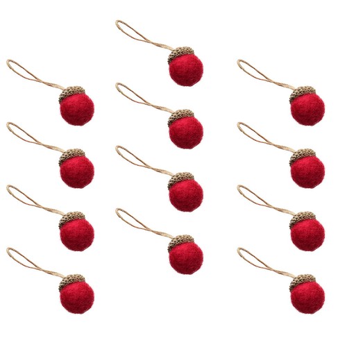 Pcs hanging ornaments felt - ornaments,