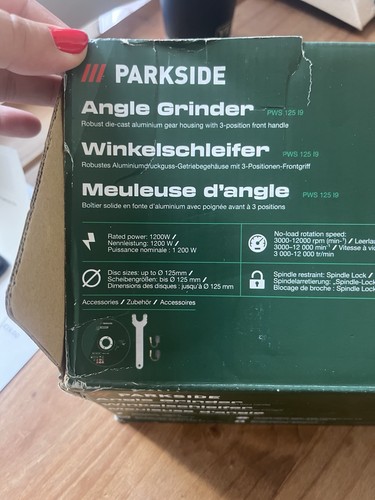 Parkside angle grinder - parkside,