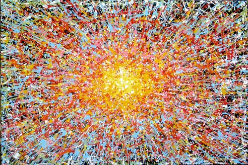 Huge 150x100cm abstract - huge,