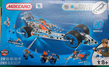 Meccano Multi -Models 20 Models Set 6520 Motorised 261 Pieces NEW FREEPOST
