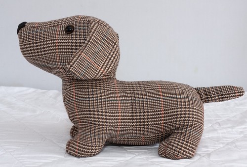 Dunelm weighted tartan fabric