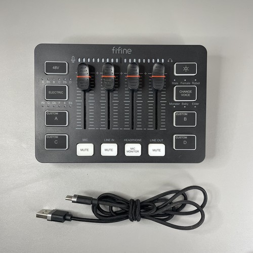Fifine gaming audio mixer with - fifine,