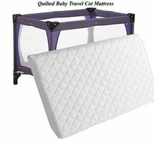 Extra Thick Travel Cot Mattress to Fits Joie kubbie 90cm x 50cm x 7cm Breathable