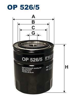 Oil filter filtron - filter, op
