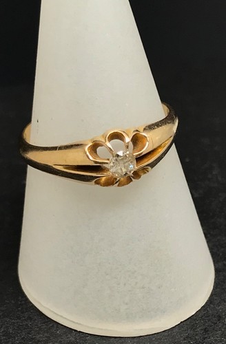 Antique 18ct gold diamond