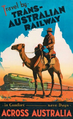 Trans australian railway 1940 - railway,