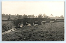 POSTCARD LEICESTERSHIRE ANSTEY ANSTY PACKHORSE BRIDGE REAL PHOTO RPPC