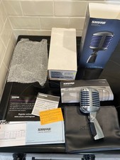Shure Super 55 Classic Series Deluxe Super cardioid Microphone Mic Boxed Rock