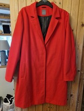 Gorgeous Bright Red Coat. Primark Size 20. Worn Once.  VGC