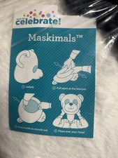 Maskimals Panda Head Costume