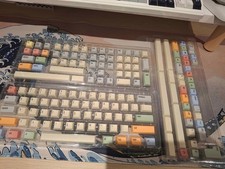 ?Retro Keycap Set Double Shot PBT Cherry MX Stem