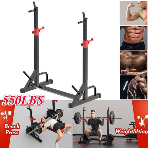 Adjustable barbell rack - adjustable, squat