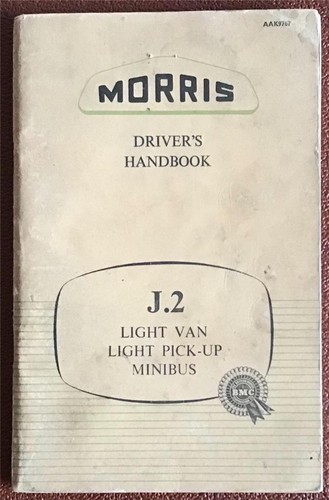 Morris drivers handbook - j.2,