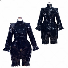 Maid Girl Baby Sissy Black PVC