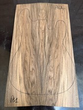 SPALTED ENGLISH WALNUT bookmatched guitar CARVED TOP set 605 x 338 x 16mm PB1