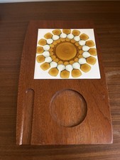 Vintage Alan Wallwork WYNCRAFT MidCentury Retro Tile Cheeseboard •Good Condition