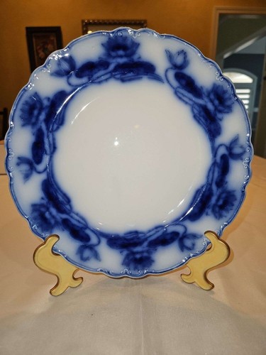 Vintage flow blue plate - vintage,