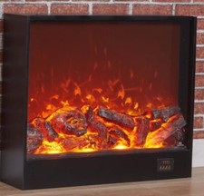 Electric Fire Place Black