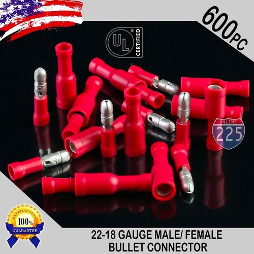600 pack awg - red, male
