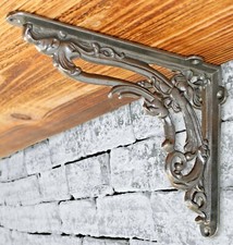 Cast Iron Shelf Bracket Period Pattern Rustic Antique Retro Ornate Victorian