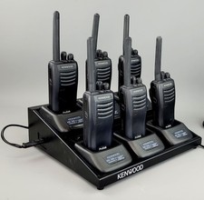 Set of 6 Kenwood Protalk TK-3501 Licence-Free UHF Walkie-Talkie Radio w/charger