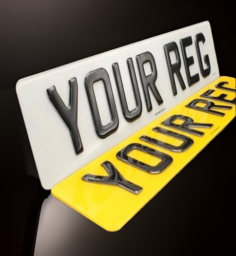 Custom number plate - number,
