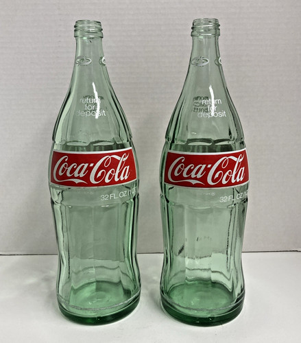Vintage coca cola - oz., green