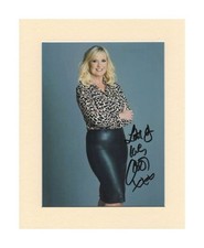 Carol Kirkwood BBC Weather Sexy Leather Skirt Orig. Signed Autograph Photo COA