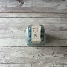 Impress Art Deco 3mm Number Stamps 
