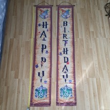 Unbranded Long Slytherin Harry Potter Happy Birthday Wall Banner - 70" Long