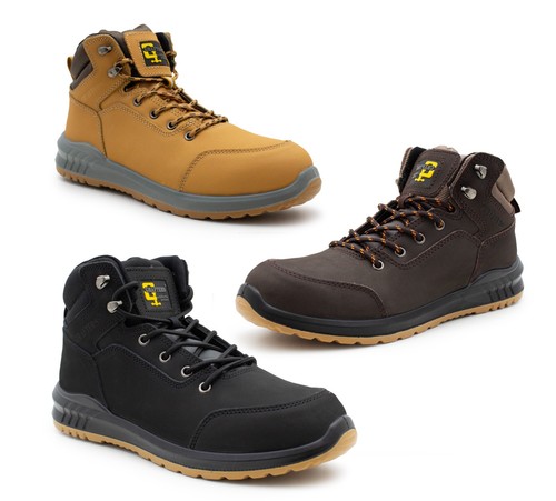 Mens leather safety - leather, boots