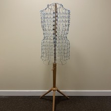 Vintage Retro Mannequin adjustable for sewing and dressmaker design Wooden Stand