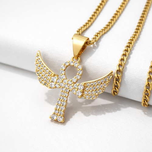 18ct gold layered egyptian - gold,