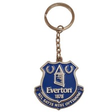 Everton Official Colour Crest Keyring EFC Gift