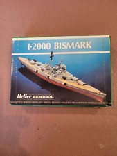 Rare Vintage Bismark Model Kit - Heller Humbrol  - 1.2000 scale 80051