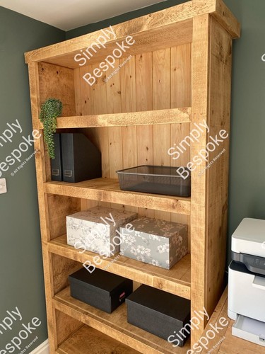 Rustic bookcases custom made - rustic,