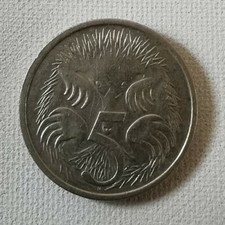 Rare. 1967 Australian Hedgehog 5p