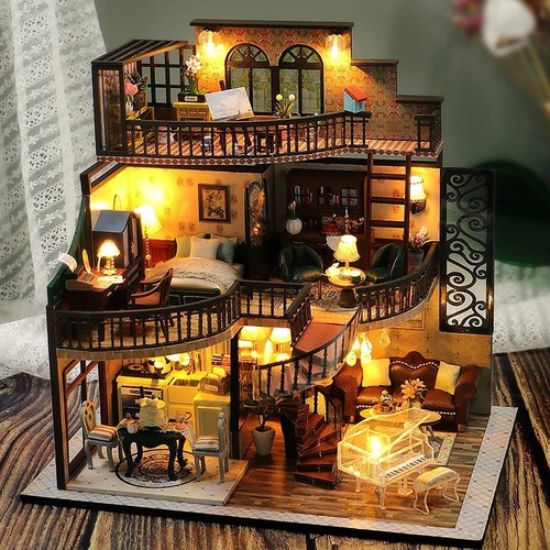 Doll house puzzle - house, 3d