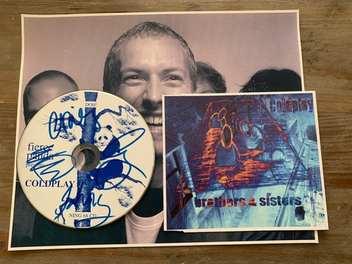 Coldplay signed hand - signed,