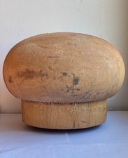 Vintage millinery wood hat