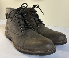 River Island Mens Grey Faux