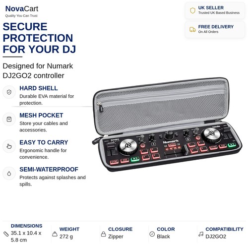 Travel case for - travel, dj