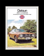 1974 Datsun 260C Z Hardtop South Africa - Matted for 11x14 Frame