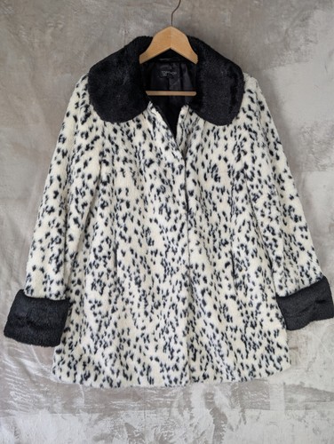 Topshop faux fur dalmatian - faux,