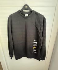 Nike Black Printed Sweatshirt