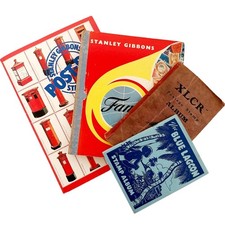 Stanley Gibbons Vintage Stamp Albums Job Lot XLCR Blue Lagoon (007)