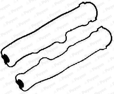 Cylinder head cover gasket - cover,