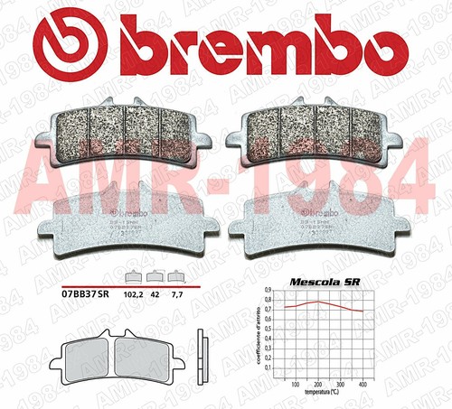 Front brake pad - honda, cbr